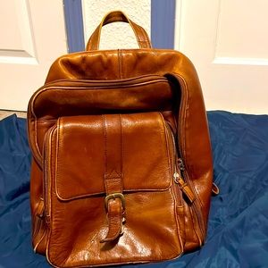 Hidesign- Leather vintage backpack. Used condition.
